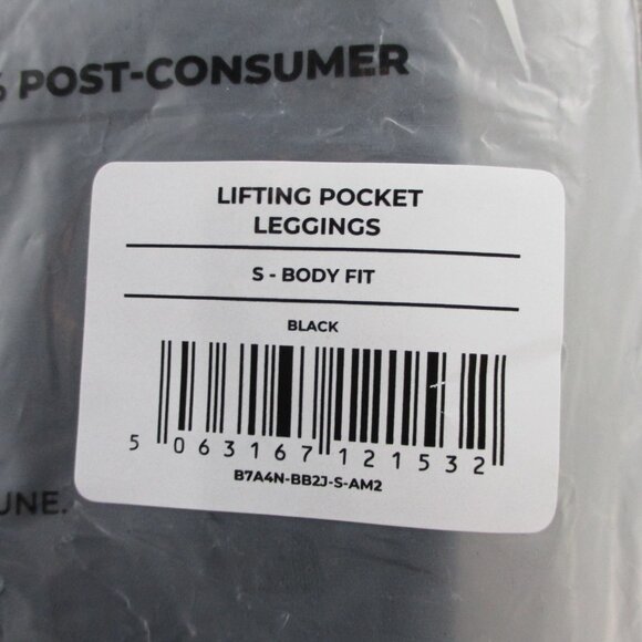 Gymshark Lifting Pocket Leggings Womens Small Black Body Fit High Waisted Gym - Picture 5 of 6